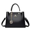 Zachte lederen handtas voor dames - Luxe designer 3-laags sc