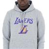 New Era LA Lakers Hoodie Grijs Kledingmaat : XL