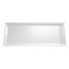 Melamine schaal wit rechthoekig
