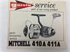 Garcia service boekje van Mitchell 410A 411A molen