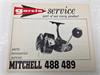 Garcia service boekje van Mitchell 488 489 molen