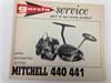 Garcia service boekje van Mitchell 440 441 molen