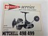 Garcia service boekje van Mitchell 498 499 molen