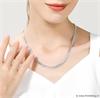 Online Veiling: Sierlijke schakel ketting Zilver