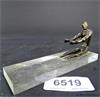Online Veiling: Bronzen man op plexiglas
