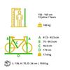 Grote foto bikestar 26 inch hardtail sport mtb 21v grijs geel fietsen en brommers mountainbikes en atb