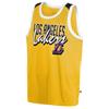 Los Angeles Lakers Lebron James Jersey Geel Kledingmaat : S