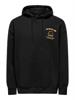 The Mad Hat Shop Hoodie Black & Yellow Kledingmaat : XS