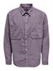 Alp Relaxed Washed Corduroy Shirt Purple Ash Kledingmaat : X
