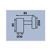 Frilight Mini Tube D4 PowerLED Schakelaar 12V 80LM USB 1A
