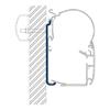 Dometic Flat Adapter PerfectWall 75