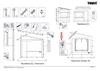 Thule Panorama Ducato H2 Voet Bevestiging 2 stuks