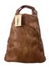 Rug- schoudertas 'The Triangle Bag' van Flores Lederwaren Co