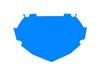 BOX Achtergrond Sticker Blauw klein