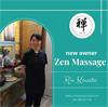 Zen massage Japanese Shiatsu, Osteopathy .