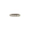 Witgouden alliance ring met diamant 14 krt