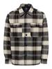 Ash Oversized Check Overshirt Bruin Kledingmaat : XXL