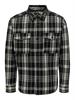 Milo Overshirt Check Zwart Groen Kledingmaat : S
