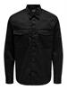 Milo Mercerized Twill  Shirt Black Kledingmaat : XS
