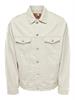 Rick Oversized Denim Jacket Ecru Kledingmaat : XS
