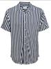 Wayne Like Viscose Shirt White Dress Blues Kledingmaat : XS