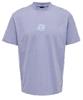 Layne Life Relax Tee Purple Kledingmaat : XS