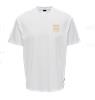Layne Life Relax Tee White Kledingmaat : XS