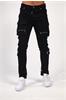 Cargo Slim Fit Uniplay Jeans Alano Black
