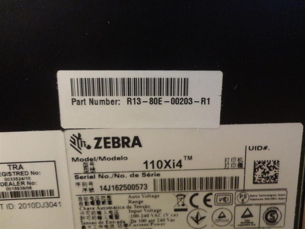 Zebra 110Xi4 300dpi Thermal Barcode Label Printer USB + NETWORK Kopen