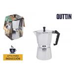 Italiaanse Koffiepot Quttin Aluminium, 6 kops ( Z)