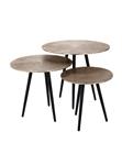 Richmond Salontafel Vittorio set van 3 champagne gold