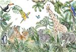 Kinderkamer Jungle behang Wild Animals