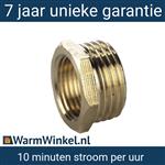 Gasdraadfitting, verloopring 1/2x3/8