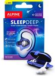 Alpine SleepDeep - Oordoppen slapen - Maximale geluidsdemping - Perfect voor zijslapers - 27dB SNR -