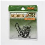 Fox series 4 specialist carp hook supa longshank barbed | maat 8 | 10 st | karperhaken