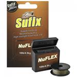 Sufix nuflex braid hook link 10 LB / 4.5 KG | 20M | gevlochten onderlijn