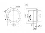 Jokon Mistlicht LED 735 met Reflector Rond Rood