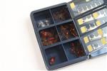 Shakespeare norris fly box gevuld met ruim 40 droge vliegen | vliegendoos
