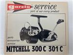 Garcia service boekje van Mitchell 300 C 301 C molen