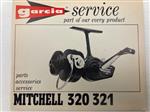 Garcia service boekje van Mitchell 320 321 molen