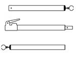 Campking Verandastang 28/25mm 170-260cm CFRP