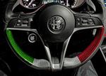 Alfa Romeo Giulia / Stelvio Carbon Fiber stuur covers