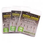 Korum hook hairs with quickstop barbless | maat 12 |  5 st