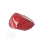 Rode Jaspis trommelsteen Nr  40 - 24 grams