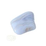 Blauwe Chalcedoon ( Blue Lace Agaat ) trommelsteen Nr 41 - 26  gram