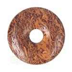 Coquina Jaspis edelstenen donut hanger Nr 5 - Ø4 cm