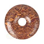 Coquina Jaspis edelstenen donut hanger Nr 3 - Ø4 cm