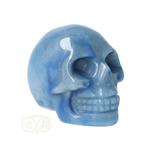 Blauwe kwarts schedel Nr 19 - 102 gram