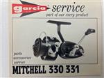 Garcia service boekje van Mitchell 330 331 molen