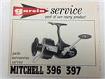 Garcia service boekje van Mitchell 396 397 molen
